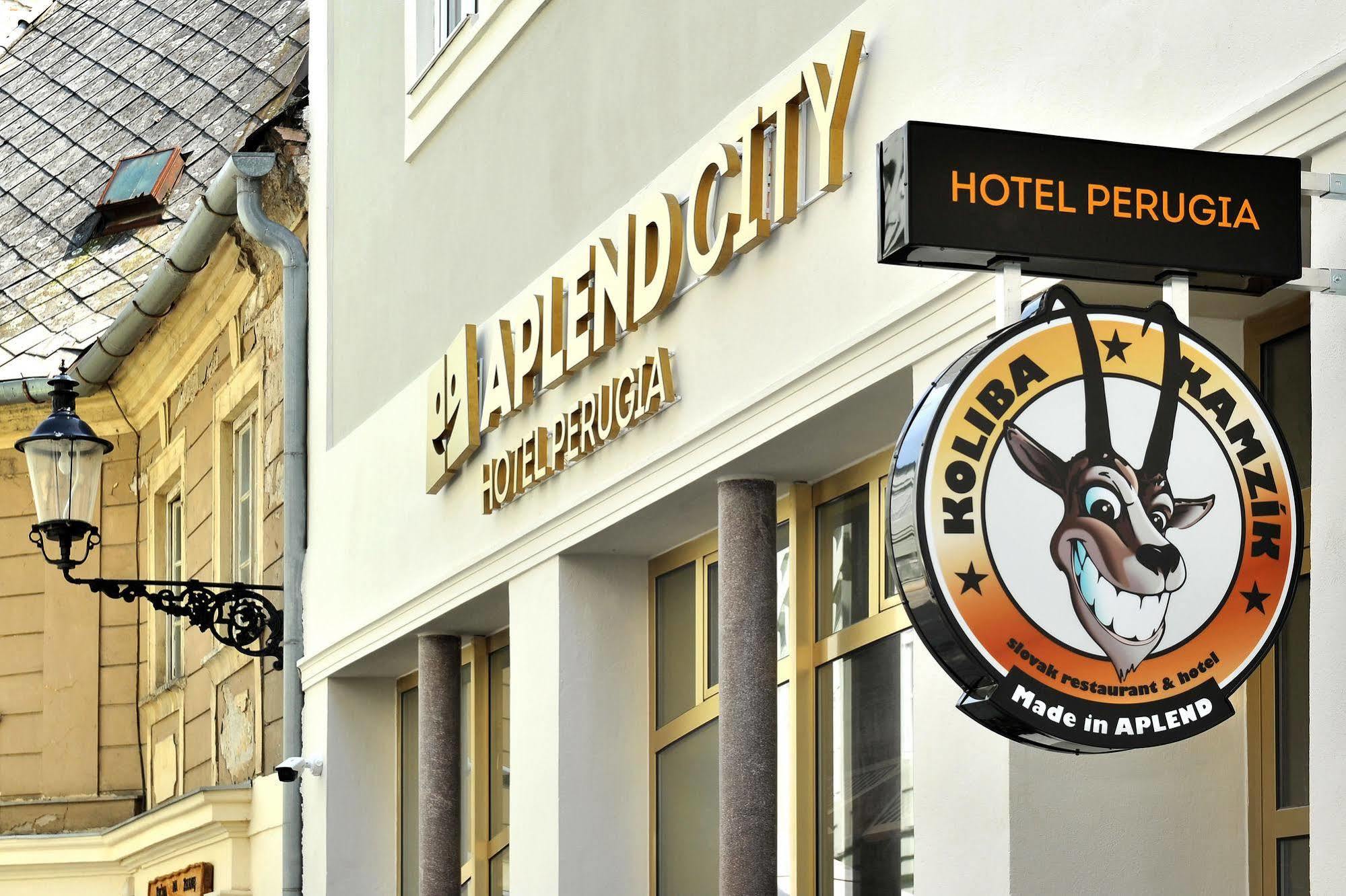 APLEND CITY Hotel Perugia Bratislava Buitenkant foto